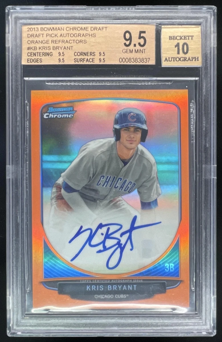 Bowman Kris Bryant Baseball Sports Trading Cards & Accessories for