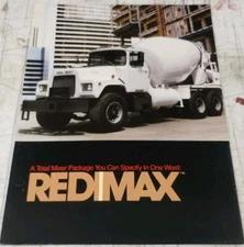 1983 Redimax Dm Mack Truck W/ Bulldog Body 2A-RMX-10/83 Sales Info Packet