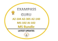 AZ-104 AZ-305 AZ-140 MS-102 AI-102 Exam super bundle!! DECEMBER   UPDATES