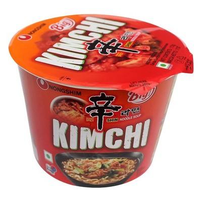 10 x 112 gm Nongshim Shin Kimchi Noodle Soup Big Bowl, Instant Noodles