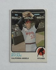 Vintage 1973 Baseball Card ~ NOLAN RYAN