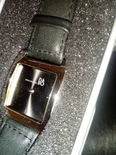 Bang & Olufsen Wristwatch – Minimalist Black Dial – Rectangular Case