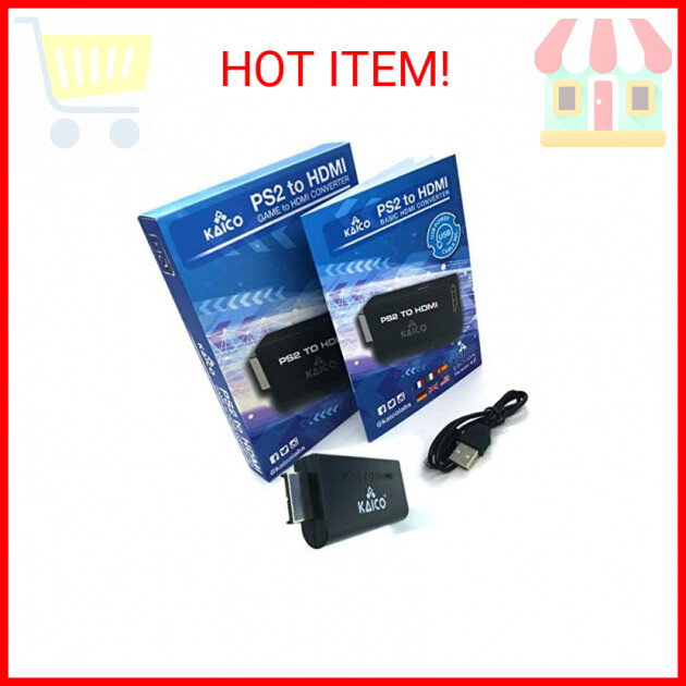 Kaico Edition Playstation 2 PS2 HDMI Converter PS2 to HDMI