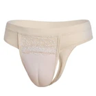 Mens Underwear Panties Hiding Gaff Lifter Shaper Transgender Black/Skin