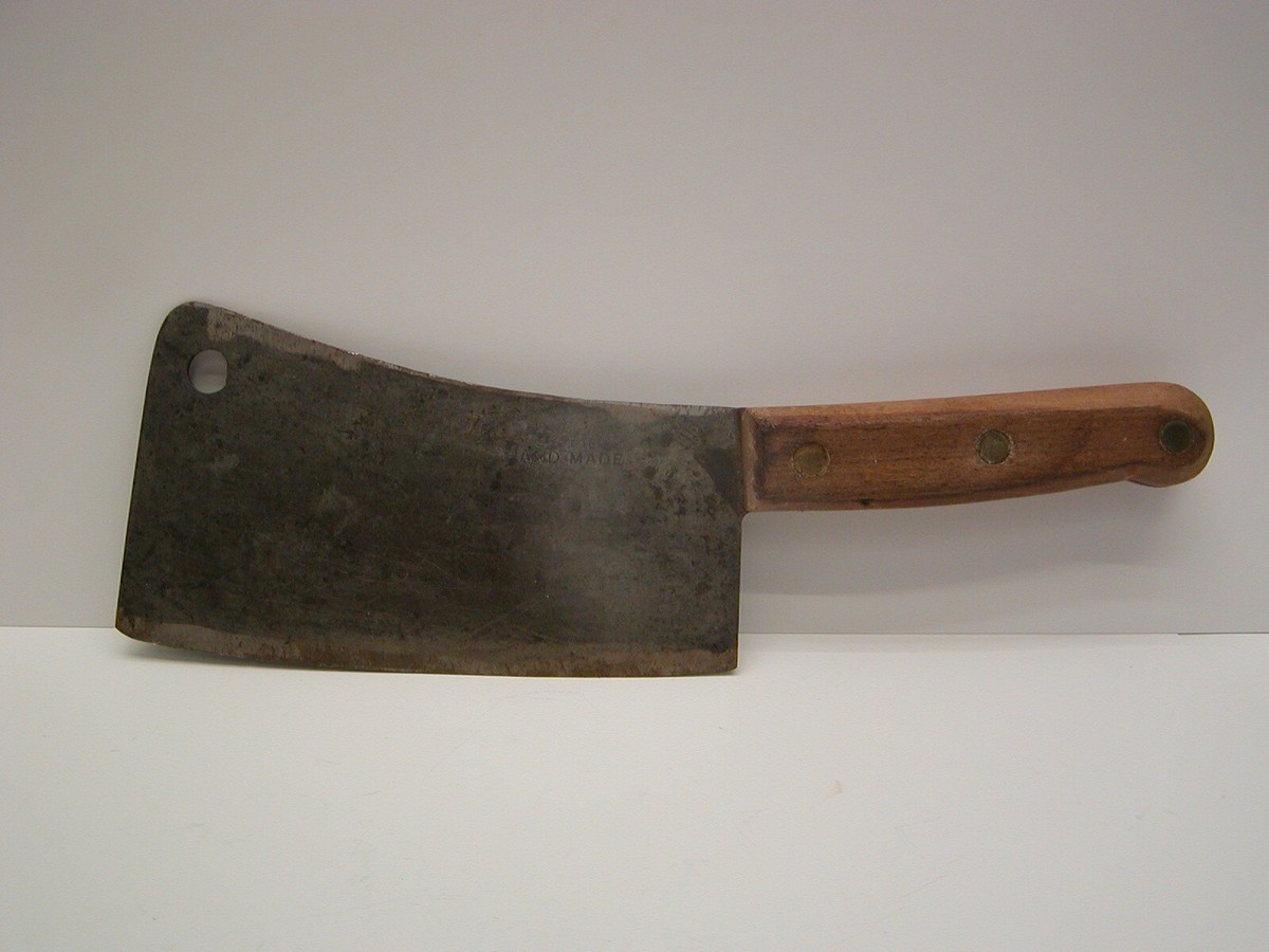 VINTAGE NO 7 BUTCHER MEAT CLEAVER HAND MADE | eBay