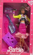 Barbie Rewind 80s Edition Girls Night Out Brunette Doll 11.5 Inch Stephie Face