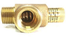 NNI 1/2" NPT Calibrated Pressure Relief Valve 50-200 Psi Adjustment BPR050C