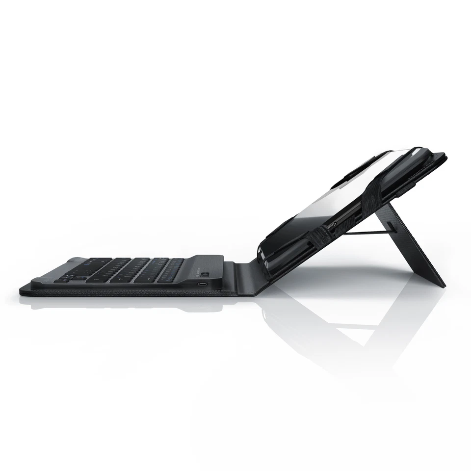 Aplic Wireless Bluetooth-Tastatur Keyboard im Slim Design | inkl. Kunstledercase - Bild 3 von 4