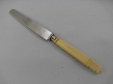 Beau couteau à fruit, Lame argent Massif, poinçon Vieillard (1819-1838)