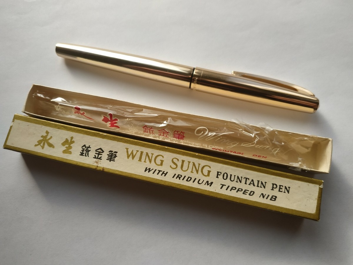 NEW Vintage Fountain pen WING SUNG Iridium tipped nib China | eBay