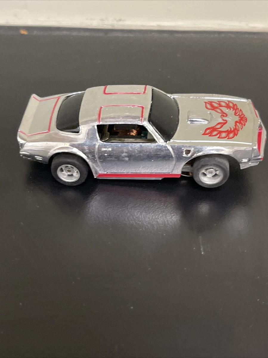 TYCO HO scale slot racing car TYCO Chrome TRANS AM SLOT CAR CLEAN
