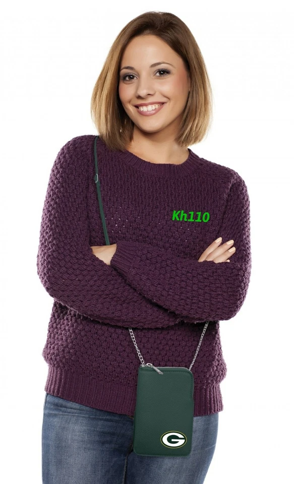 Cartera/organizador bandolera inteligente NFL, MLB, NHL Team Pebble Foto 3 de 4