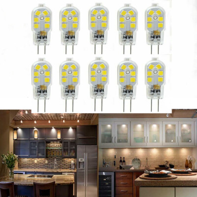10PCS G4 LED COB Candle Lights Replace 20W 30W Halogen For Chandelier Spotlight