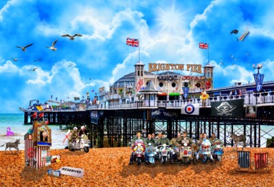 Dirty Hans Pop goes Brighton, Limited Edition Print.