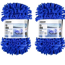 Autoschwamm Autowäsche Mikrofaser Waschschwamm Polierschwamm Schwamm 2x