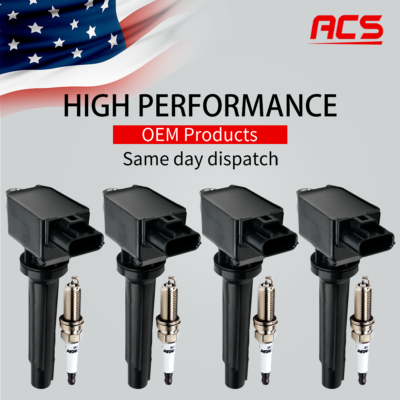 4X OEM Ignition Coil & 4X Iridium Spark Plug for Mazda 3 6 CX-3 CX