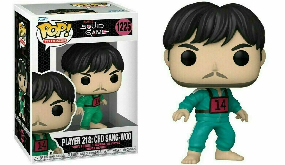 Funko Pop Squid Game Player 218 Cho Sang-Woo Television 1225 Vinyl