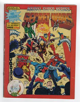 1984 MARVEL SUPER HEROES SECRET WARS #5 1ST APPEARANCE GALACTUS CAT KEY RARE UK