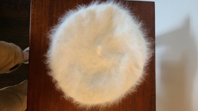 White Newsboy Cabbie Women's Cap Hat 