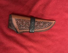 8” Handmade Leather Sheath or Holster, Accommodates Blade Up To 6.0” Long JT