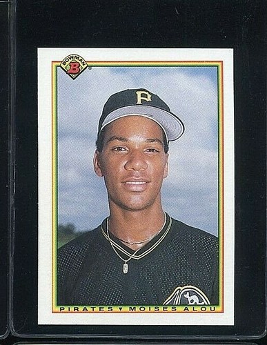 1990 BOWMAN 178 MOISES ALOU ROOKIE RC PITTSBURGH PIRATES EBay