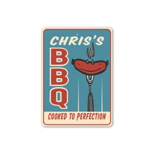 Custom Bbq Grill Metal Sign Metal Sign