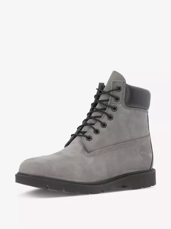 Timberland TB0A64YW033 Mens Gray Leather Waterproof Combat Ankle Boots TF2-image
