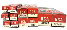 RCA RADIOTRON ELECTRON TUBE LOT - 12 Tubes NOS - Never Been Used- Lot Z1