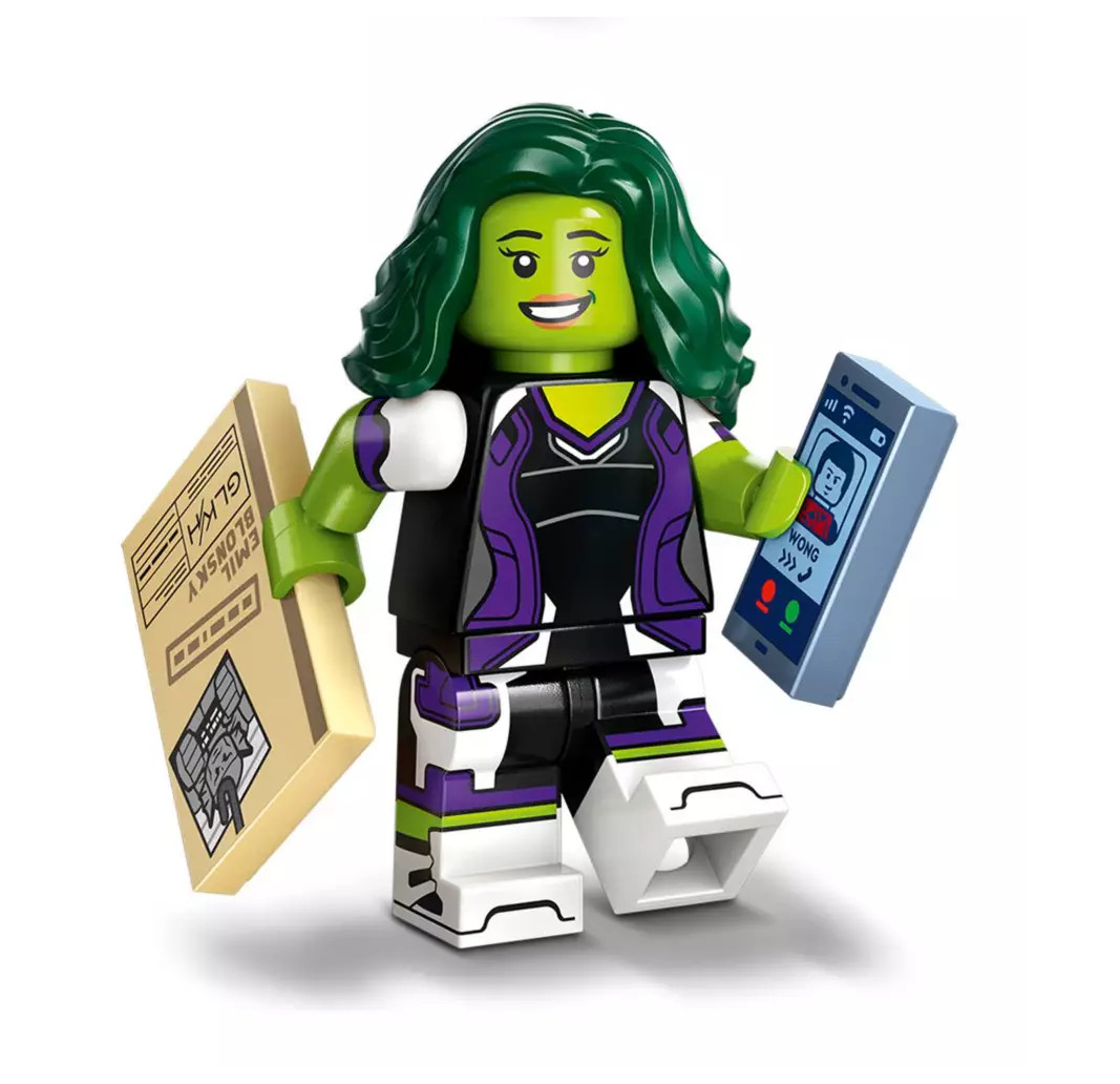 She-Hulk Minifigure - Lego Marvel Series 2 - 71039