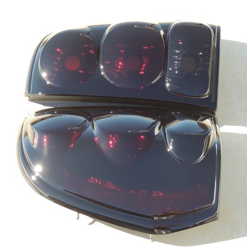 02-09 Trailblazer Smoked Tail Lights Black Tinted non led CUSTOM! - Picture 2 of 5