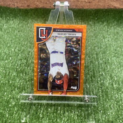 2023 Topps World Baseball Classic Rafael Devers Variation Orange