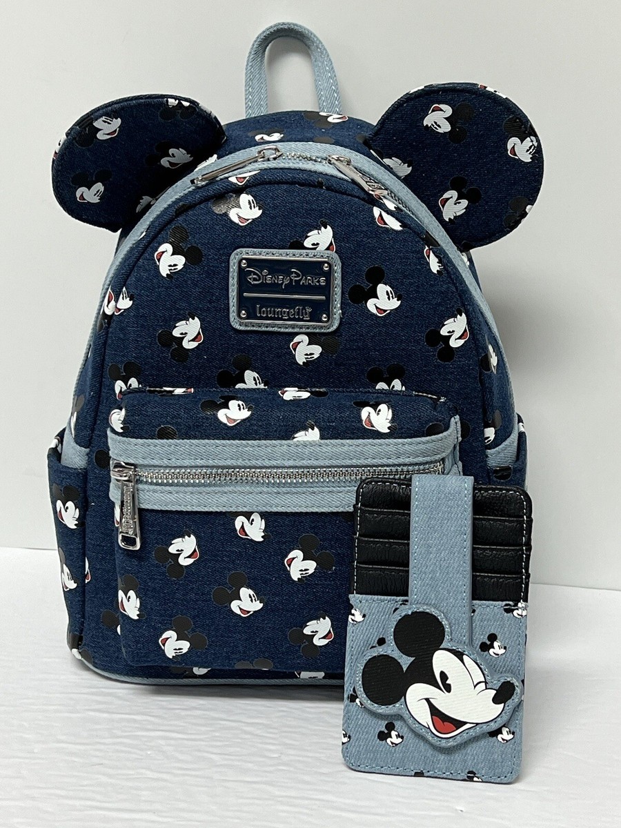 Denim 2024 mickey backpack