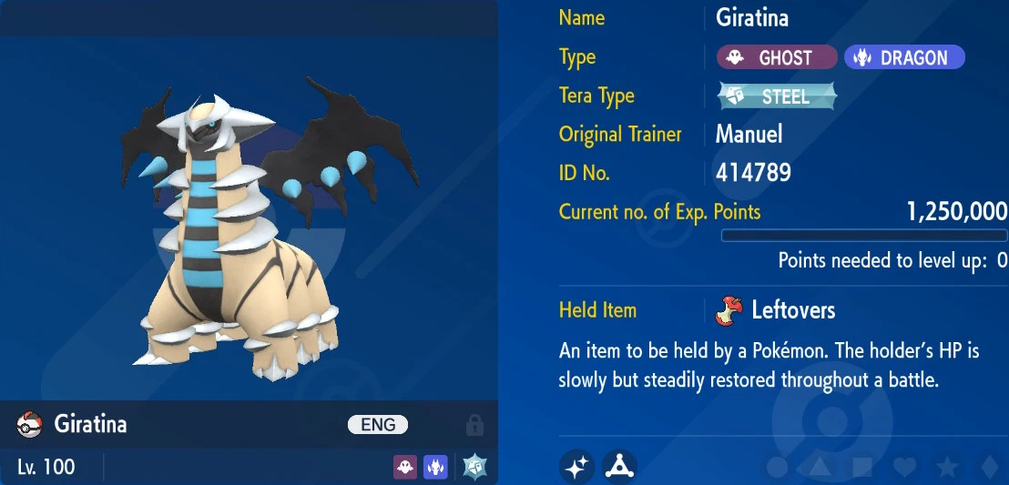 ✨ULTRA SHINY GIRATINA✨ LEGENDARY 6IV