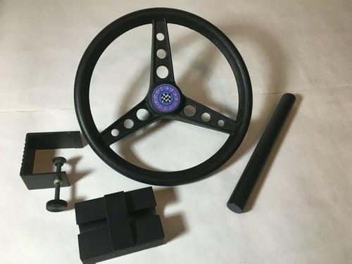 Mouse Wheel For Racing Games Road & Track Tandy 1992 Wheel And Mounts No Game - Picture 4 of 9