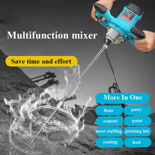Handheld 6-speed Multipurpose Industrial Putty Agitator Paint Mixer Meat Stirrer - Picture 3 of 14