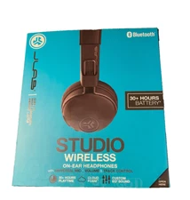 JLab Studio Wireless Bluetooth On-Ear Headphones, w/Universal mic, 30+ Hours