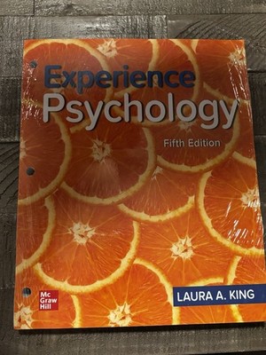 Experience Psychology 5th Edition Laura A King 2021 McGraw Hill NEW SEALED