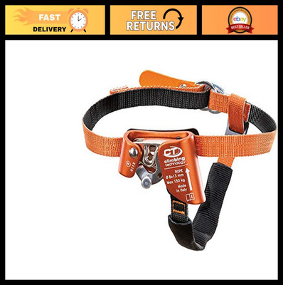 Foot Ascender for Climbing - Quick Step Right Foot Device, Orange Color