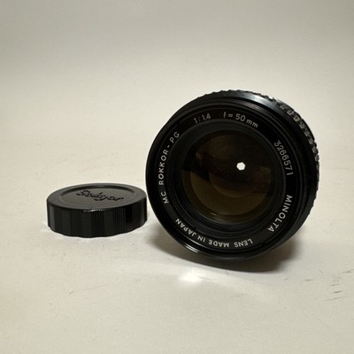 Minolta MC Rokkor-PG 50 mm 1:1.4 Objektiv 50mm f1.4 Mit standart prime md mount