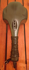 Corded Electric Handheld Body Hand Massager, 2 Heads, Gray/Teal, Variable