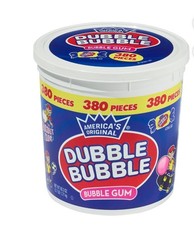Dubble Bubble Bubble Gum, 380 pcs.