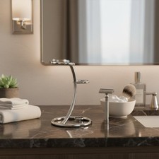 Shaving Blade and Brush Stand Long-Lasting Bathroom Accessory Stable Base