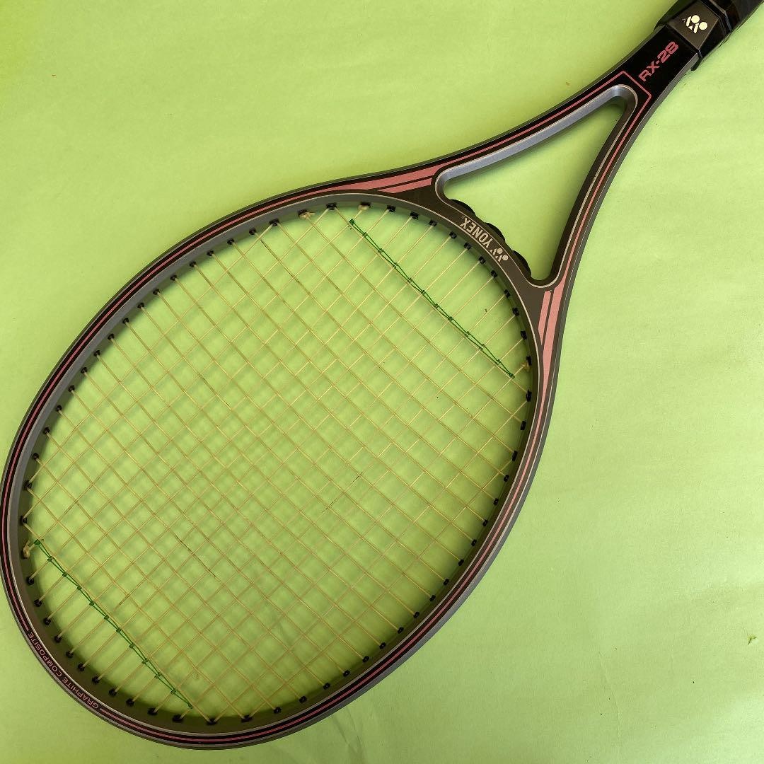 ヨネックス(YONEX) 硬式 テニス ラケット RX-28 Yonex RX-28 Tennis Racket 300g Used, Sturdy Frame, Requires