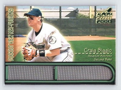 2000 Pacific Aurora #10 Craig Biggio Dugout View Net-Fusions