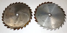 SEARS CRAFTSMAN 10" STAGGERED CIRCULAR SAW BLADE 28 TEETH CARBIDE  LOT OF 2