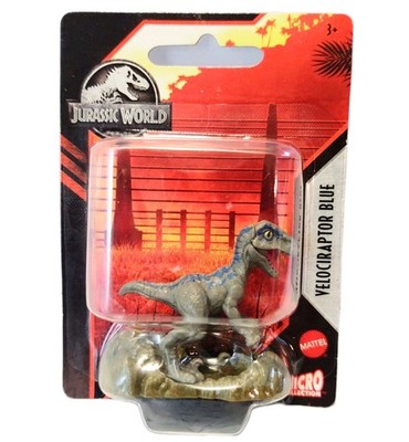 Velociraptor blue Jurassic World miniature Dinosaur Figure Figurine Cake Topper