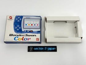 Bandai WonderSwan Color Blue WSC-001 Boxed Handheld Console Tested Working Japan