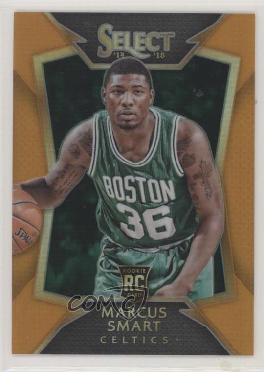 2014-15 Panini Select Concourse Orange Prizm 47/60 Marcus Smart #83 nd3