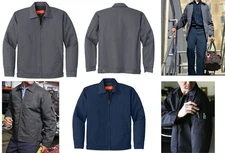 CLASSIC WORK/MECHANIC JACKET, INSULATED LINING, POCKETS, WAIST LENGTH, XS-4XL