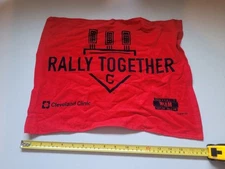 Cleveland Indians "Rally Together" Towel Red From 2018 ALCS Game 3 Pro Towels